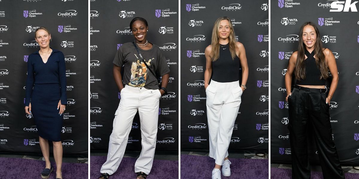 Caroline Wozniacki, Jessica Pegula, Paula Badosa, Sloane Stephens &amp; others attend Players Party ahead to Charleston Open