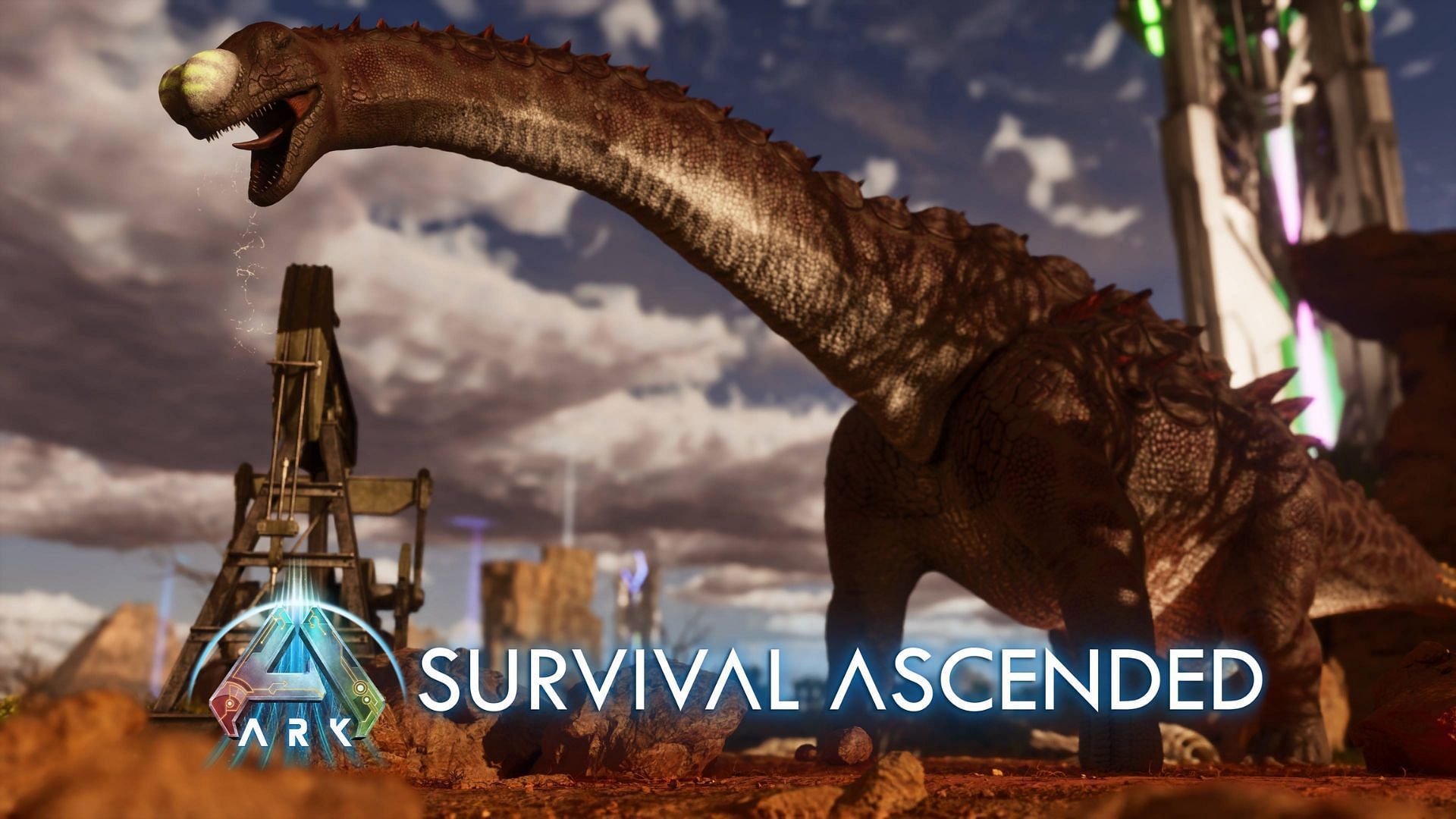 Taming Diamantinasaurus in Ark Survival Ascended