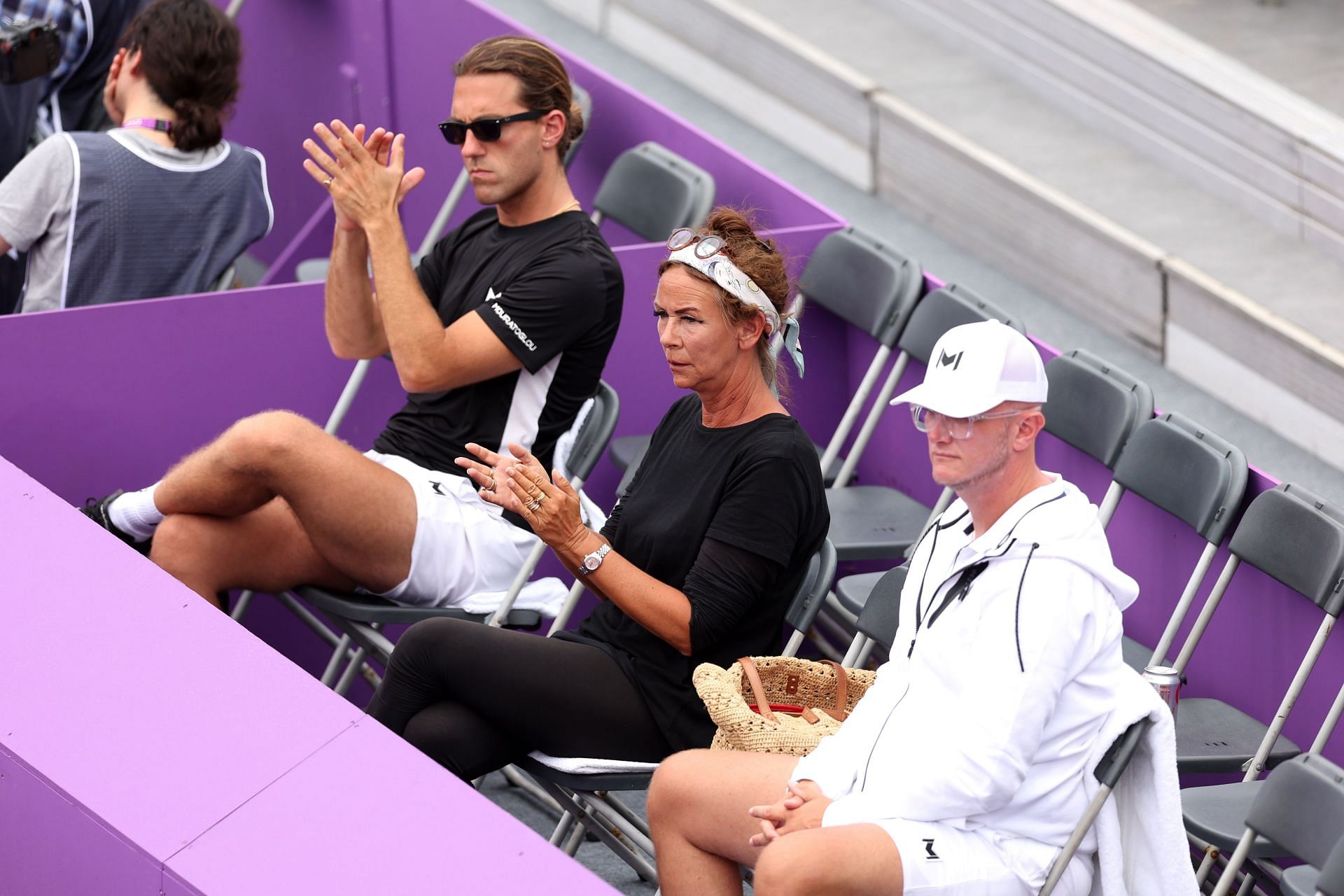 Holger Rune cheered on by mother Aneke