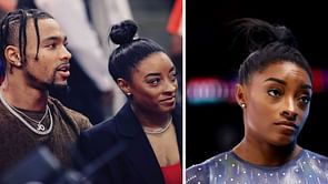 "They hurt my feelings"- Simone Biles 'broke down' after husband Jonathan Owens was trolled on 'catch' comments