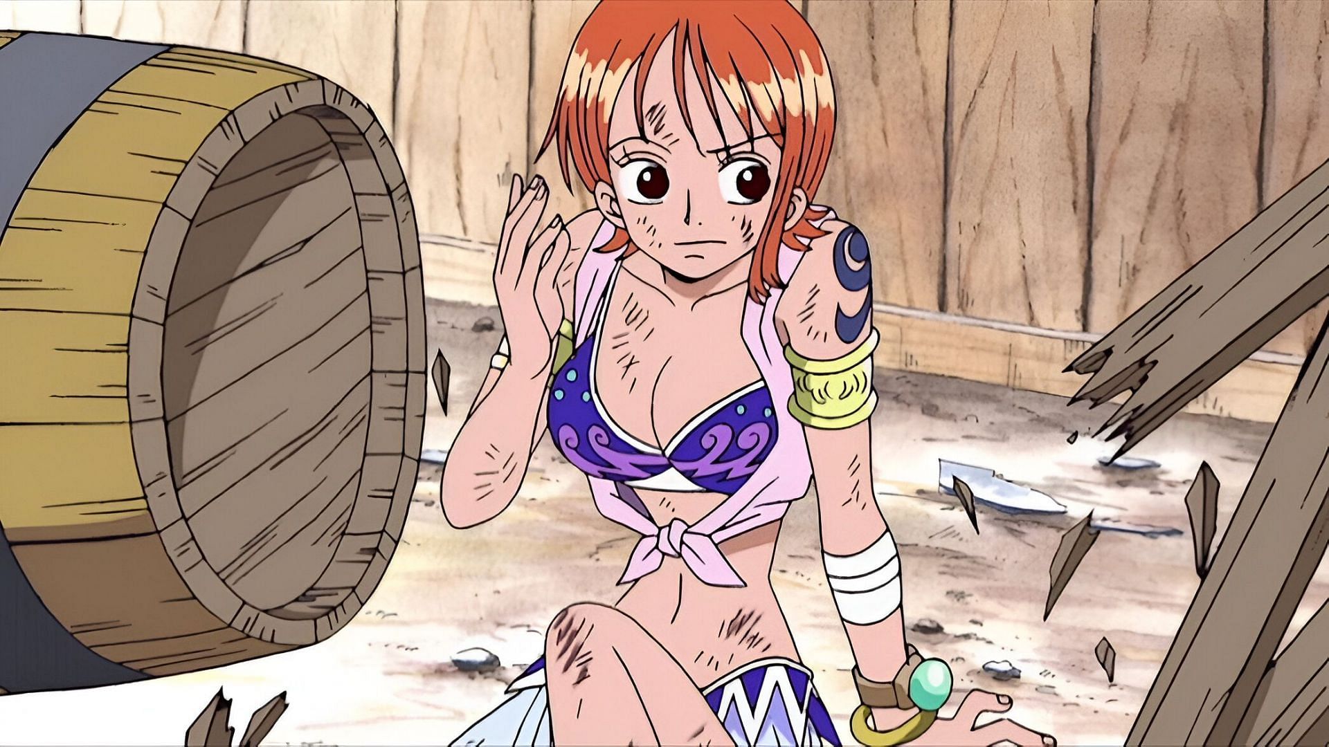 Nami as seen in the anime (Image via Toei Animation)