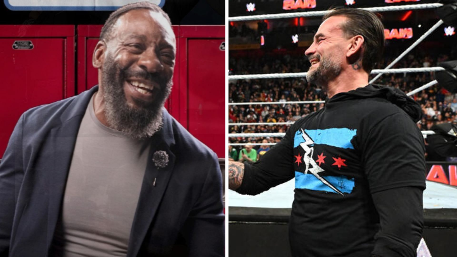 Booker T on the left and CM Punk on the right [Image credits: stars
