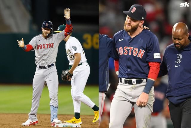 WATCH: An emotional Trevor Story holds back tears as Red Sox star addresses  major injury setback