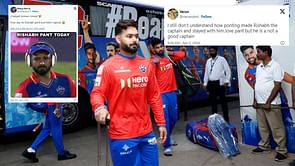 "Can't believe one can captain this bad after having Ponting and Ganguly" - Fans criticise Pant's captaincy in DC vs KKR IPL 2024 clash