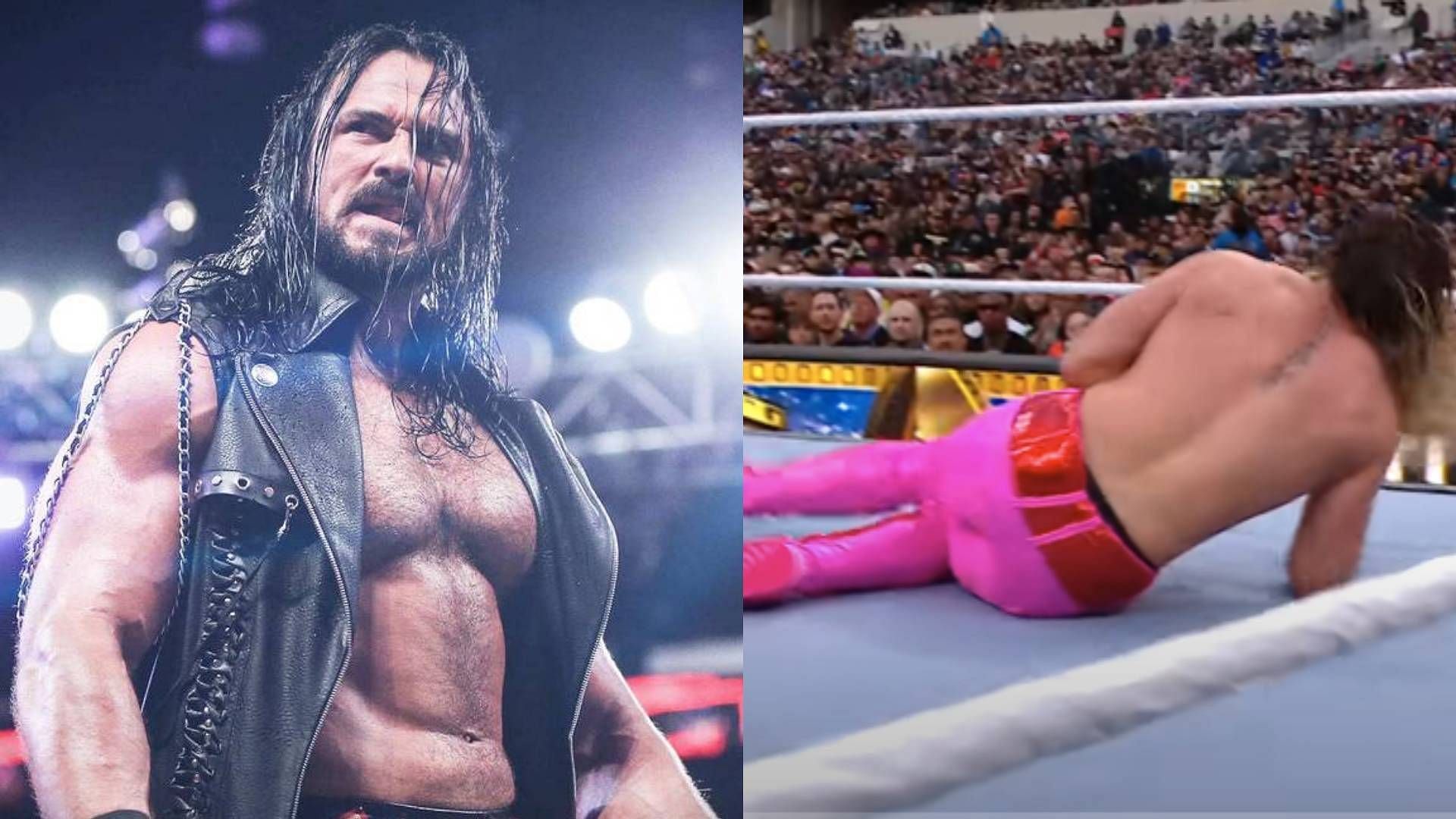 Drew McIntyre and Seth Rollins