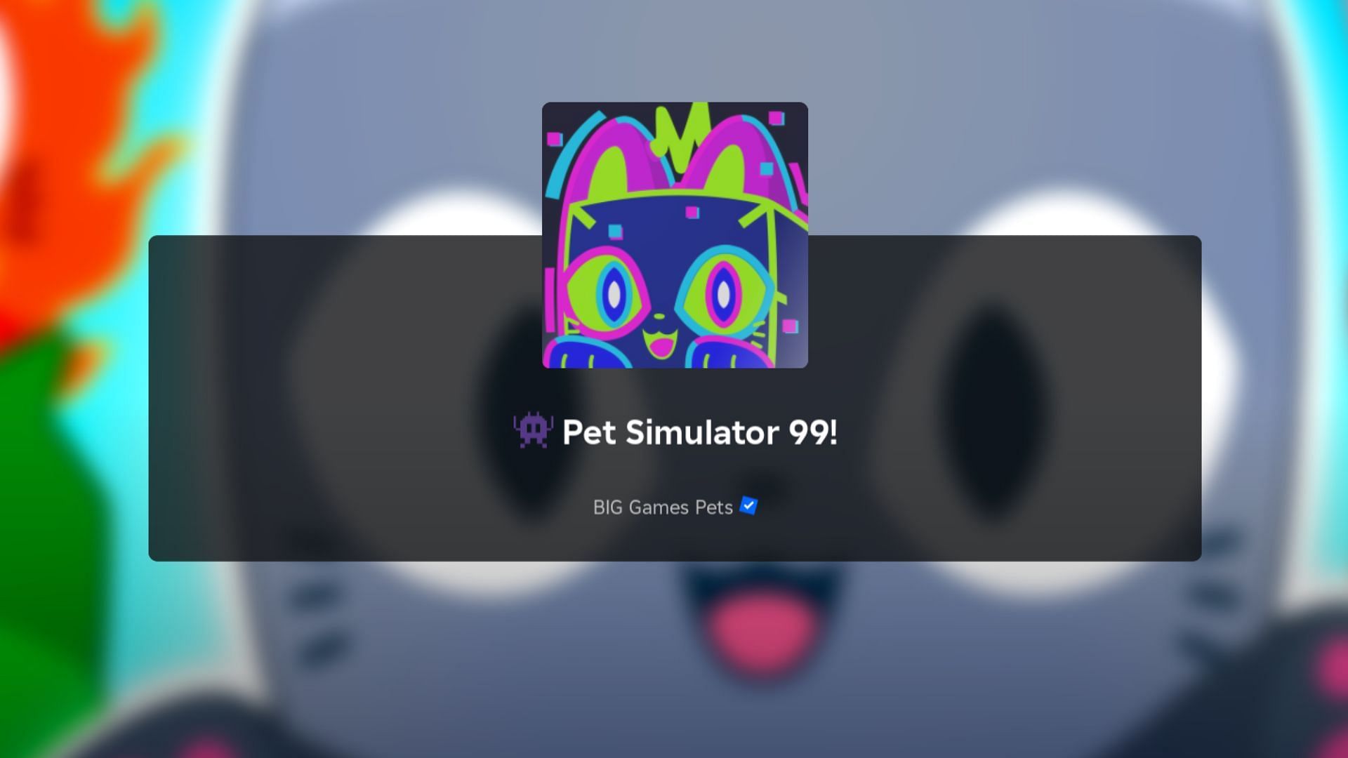 Pet Simulator 99 official loading screen 