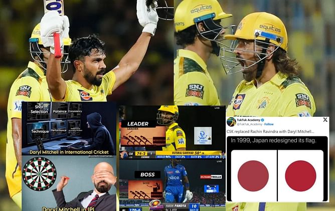 "CSK fans waiting for Jadeja's wicket, MI fans waiting for Pandya's wicket"- Top 10 funny memes after first innings of CSK vs LSG IPL 2024 clash