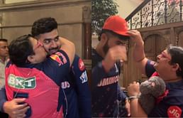 [Watch] Riyan Parag shares endearing moment with mother after leading RR to thumping win over MI in IPL 2024