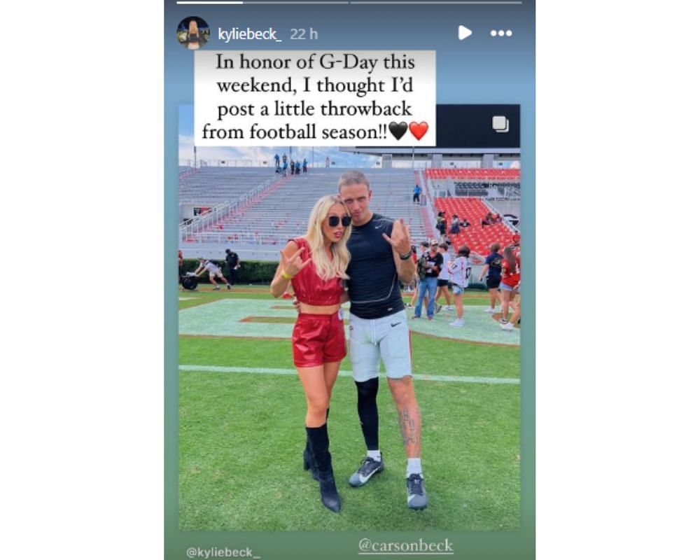 Kylie Beck: IN PHOTOS: NFL Bound Carson Beck’s Sister Kylie Beck Shares ...