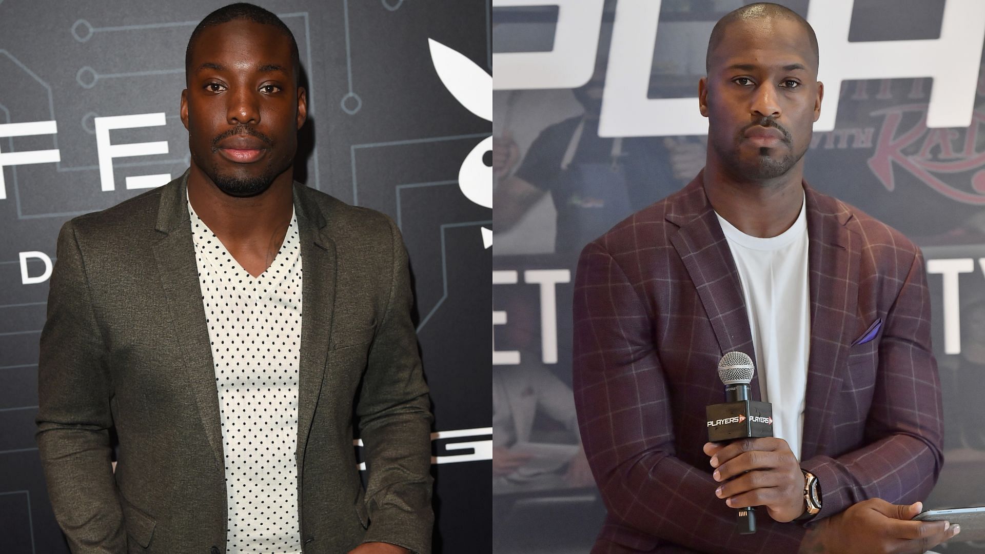 The late Vontae Davis (left) and his older brother, former NFL tight end Vernon Davis