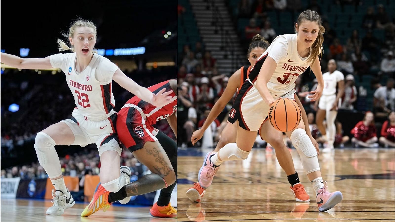 Stanford stars Cameron Brink and Hannah Jump are likely 2024 WNBA Draft picks. 