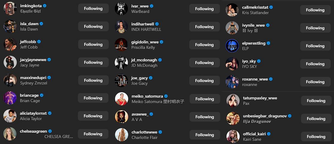WWE Superstars liked Blair&#039;s Instagram post