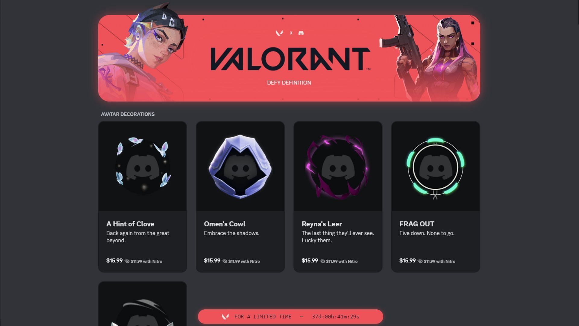 A guide on how to purchase Valorant x Discord collaboration collection (Image via Discord)