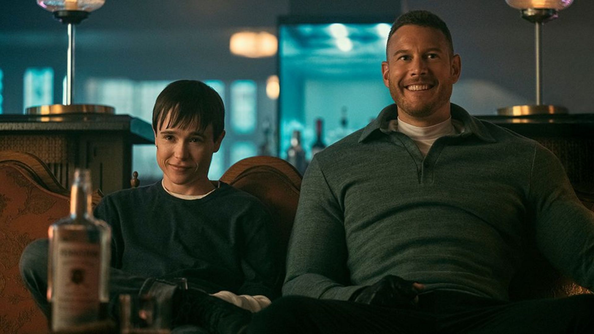 Viktor and Luther, as seen in The Umbrella Academy (Image via Netflix)