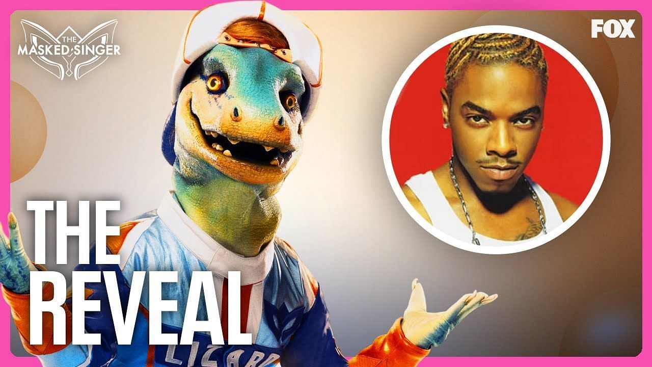 The Reveal: Sisq&oacute; is Lizard (Image via Youtube/ The Masked Singer)