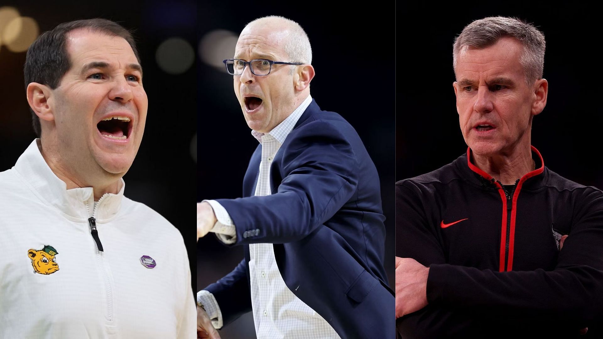 Baylor coach Scott Drew, UConn mentor Dan Hurley and Chicago Bulls bench tactician Billy Donovan are Kentucky