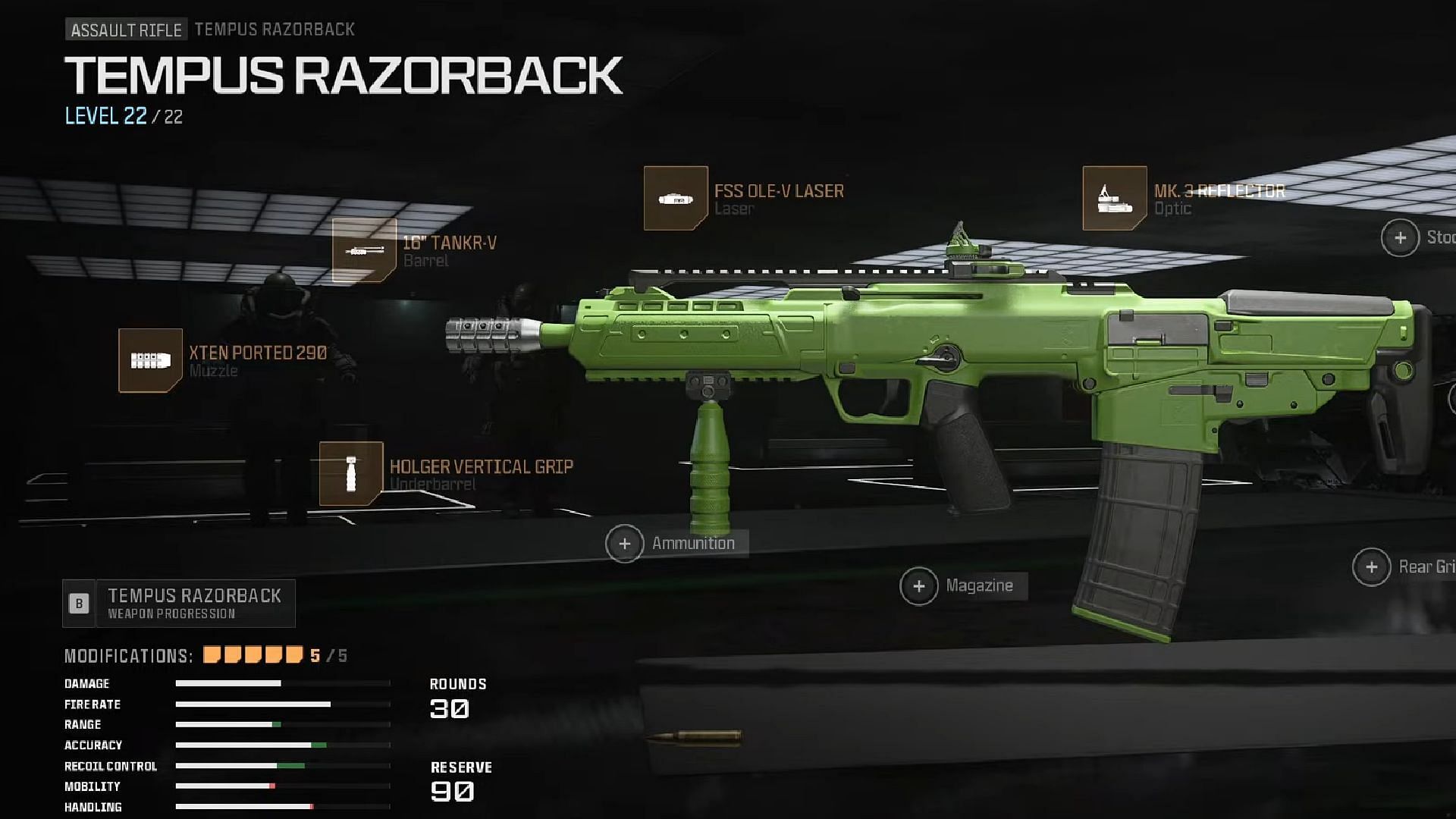 Tempus Razorback loadout MW3 (Image via Activision)