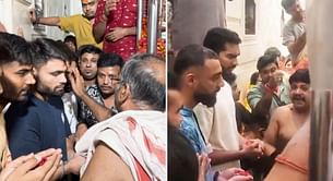 [Watch] Rinku Singh and his teammates offer prayers at Kalighat temple ahead of KKR vs LSG IPL 2024 showdown