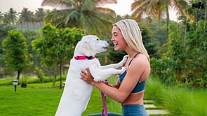 "The dynamic duo" - Paul Skenes' girlfriend Olivia Dunne embraces her Golden Retriever energy next to teammate's black cat vibe