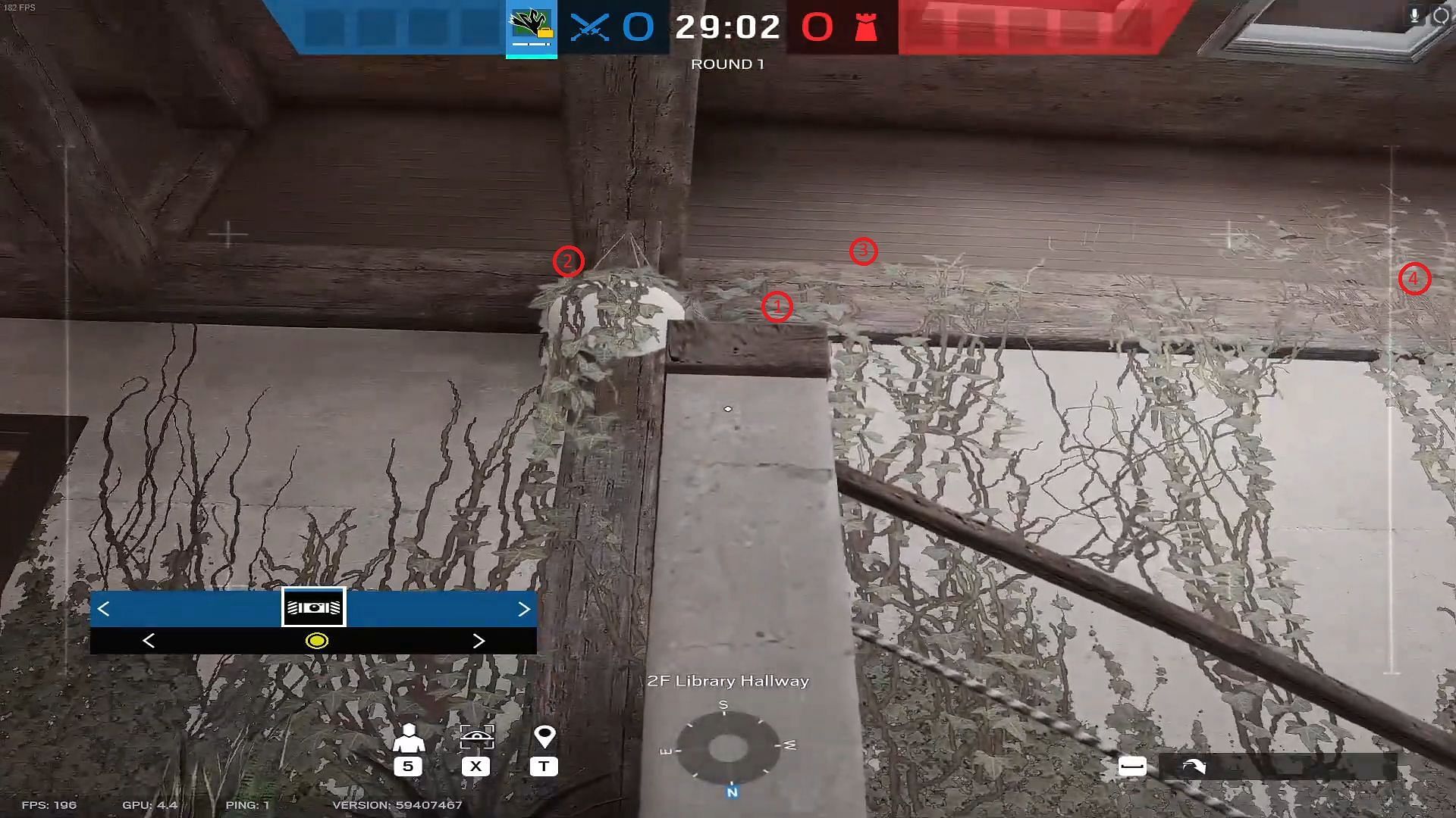 How to reach the drone hiding spot in Chalet (Image via Ubisoft || Sportskeeda)