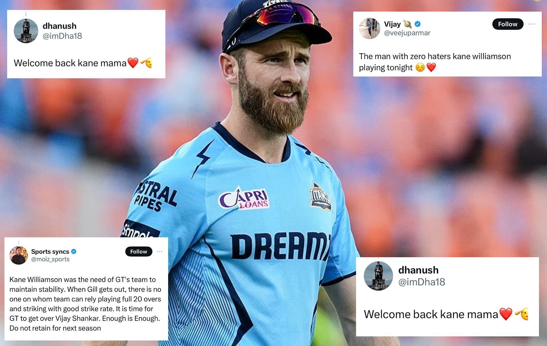 Kane Williamson is set to play his first IPL 2024 match.