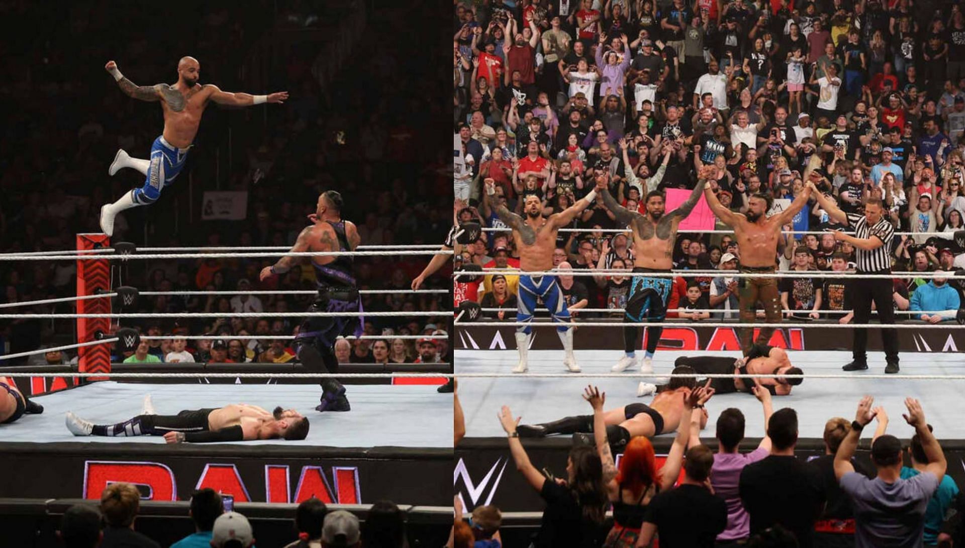 WWE Raw का मेन इवेंट जबरदस्त रहा 