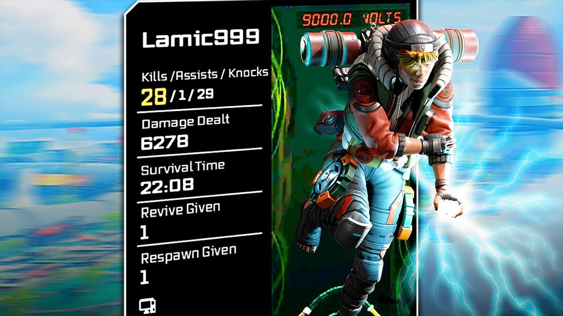 Lamic999 is one of the best movement players in Apex Legends (Image via Lamic999/YouTube)