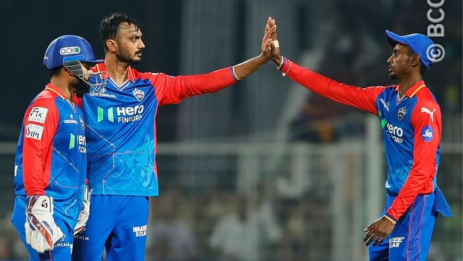 [Watch] Axar Patel's double strike sends Kolkata openers back to the shed during KKR vs DC IPL 2024 match
