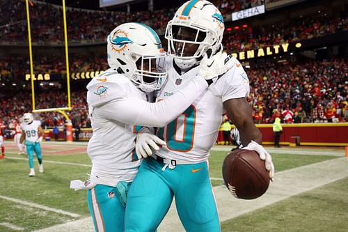 Tyreek Hill during AFC Wild Card Playoffs - Miami Dolphins vs. Kansas City Chiefs