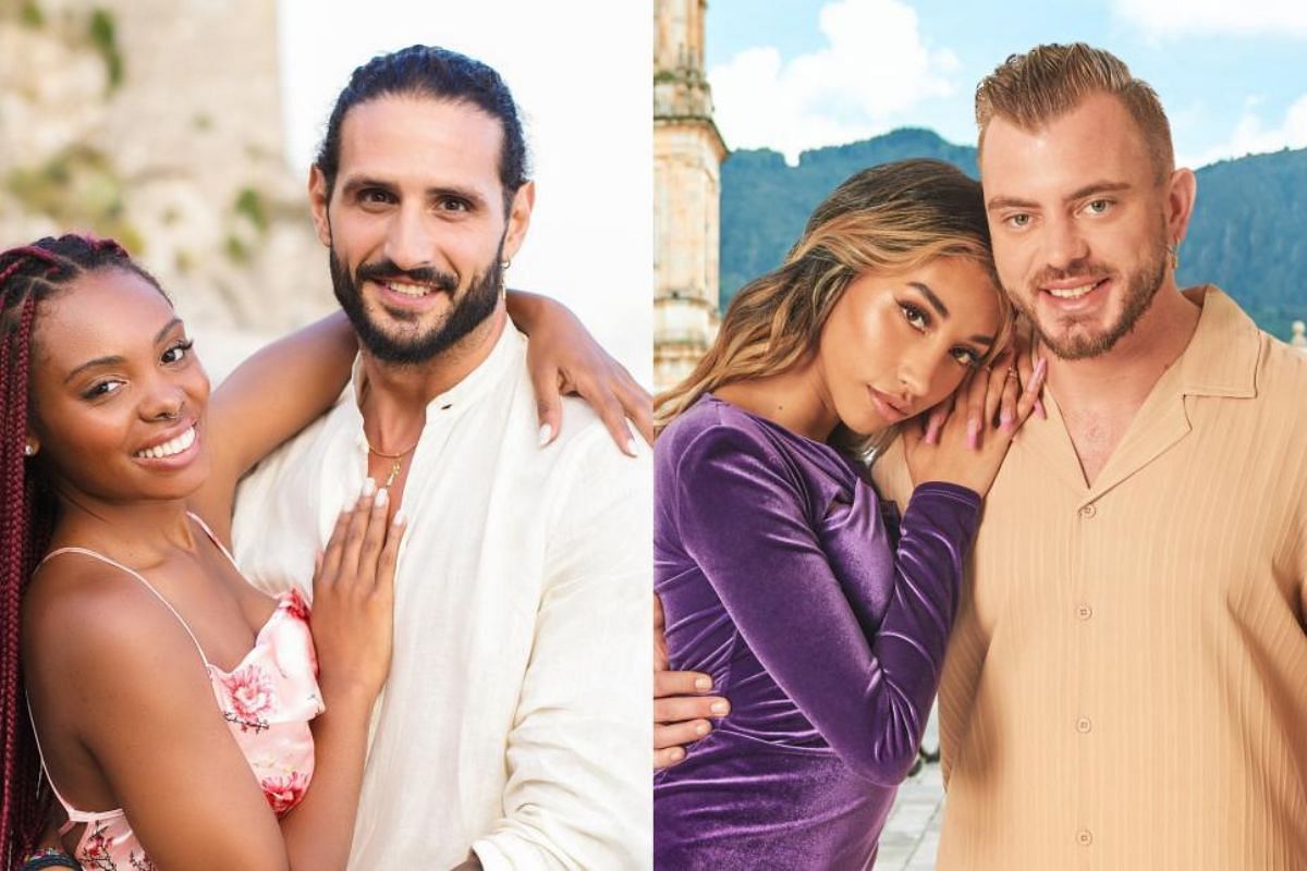 Alexandria and Adriano and Luke and Madeliene from 90 Day Fianc&eacute;: Love in Paradise season 4 (Image via TLC)