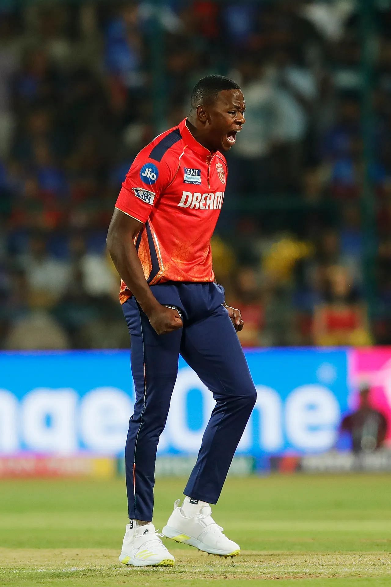 Kagiso Rabada celebrating a wicket (credits: IPL)