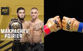 Islam Makhachev shares three-word reaction to being among the first to wear new gold championship UFC gloves