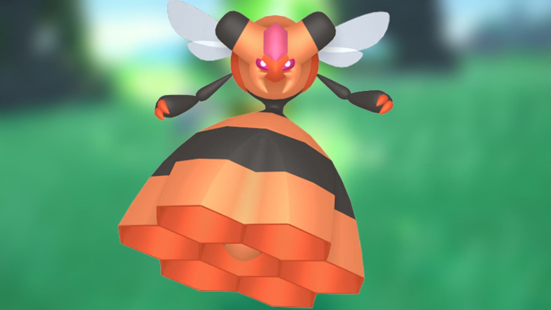 Shiny Vespiquen has a red-orange coloration (Image via The Pokemon Company)