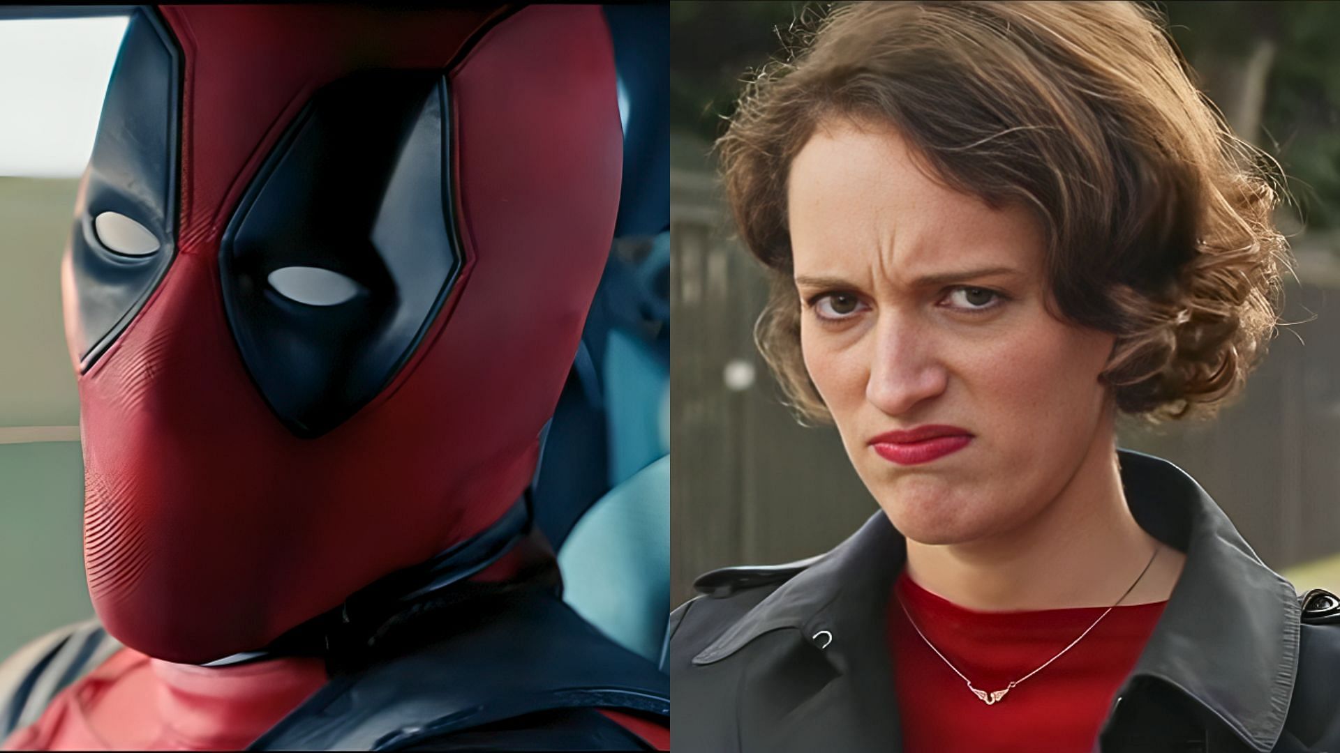 Deadpool (L) and Fleabag (R) both break the fourth wall in their respective mediums (Images via YouTube/20th Century Studios UK, 0:23 and Amazon Prime Video France, 1:37)
