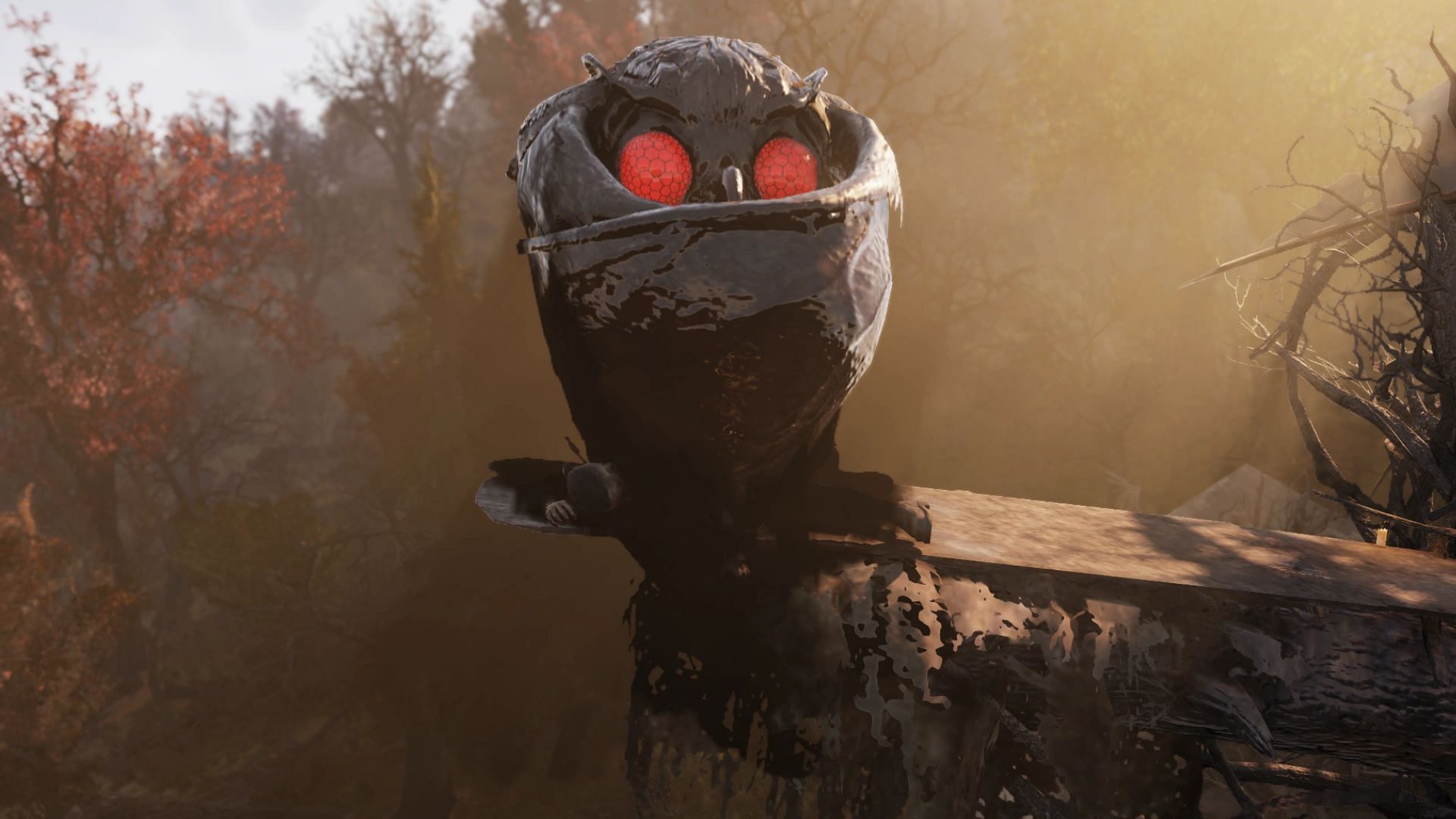 Mothman is a large moth-like creature (Image via Bethesda Game Studios)