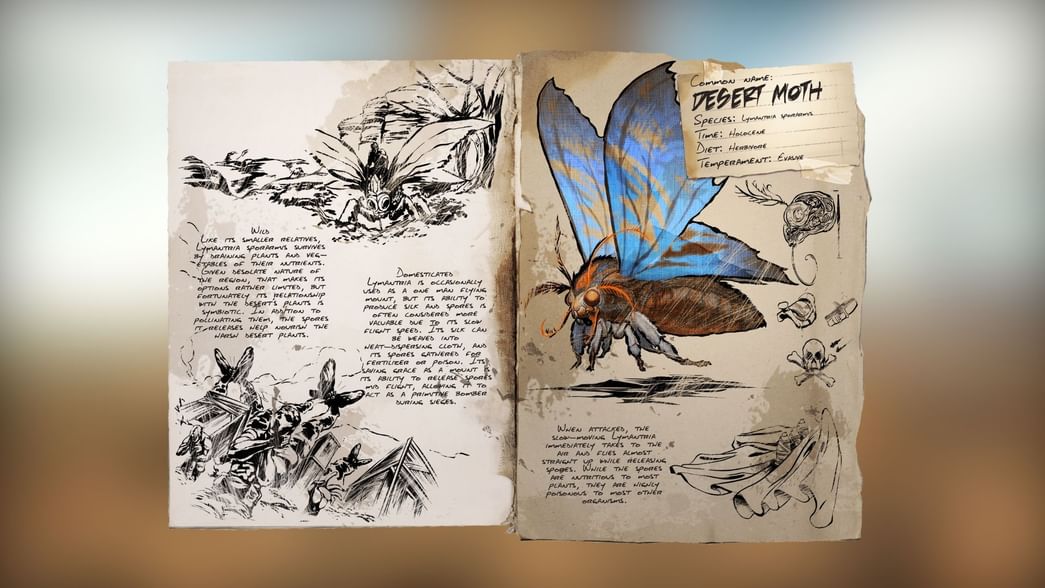 How to find and tame Lymantria in Ark Survival Ascended (Desert Moth)