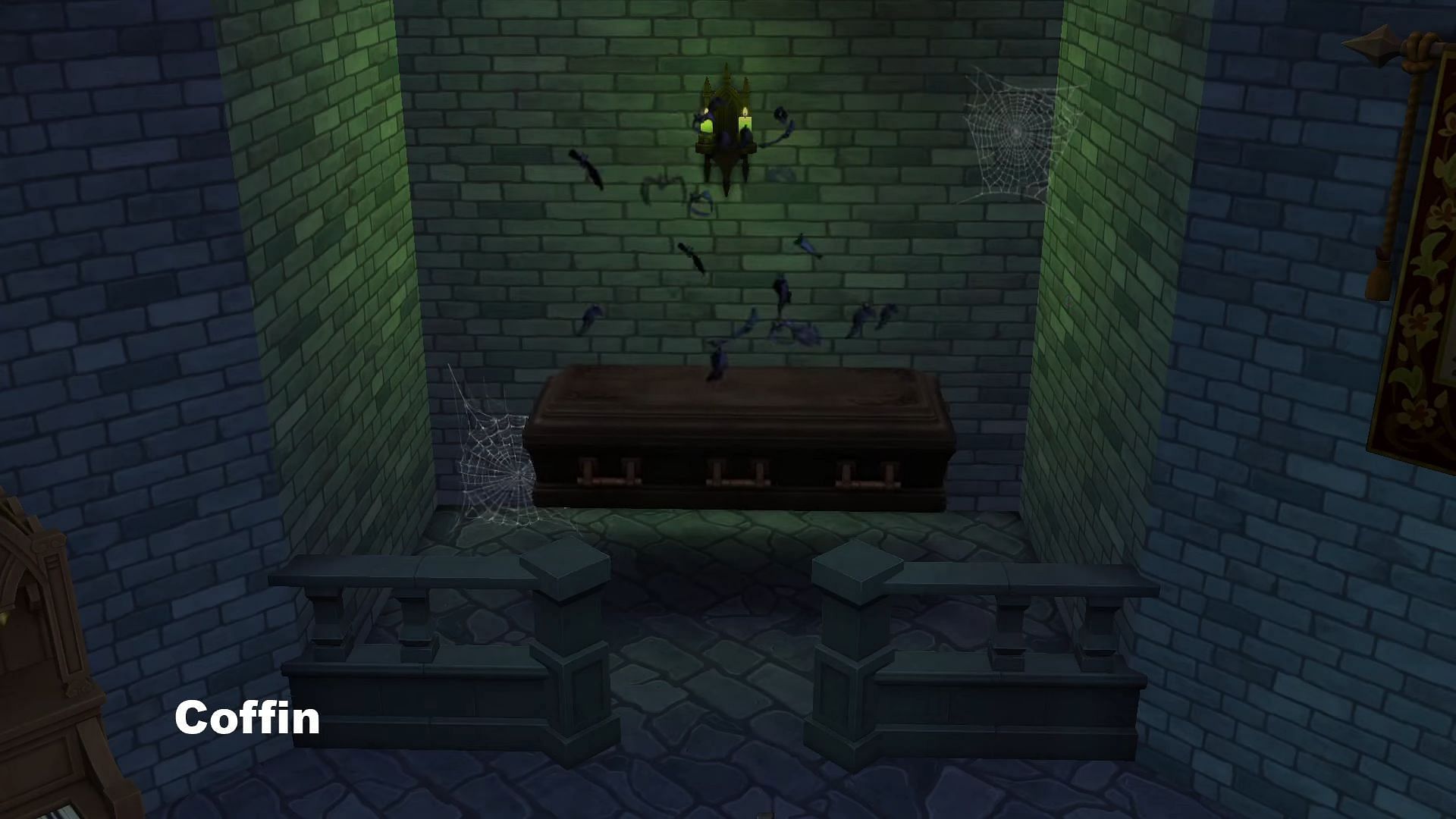 Using the Coffin to WooHoo in The Sims 4 (Image via YouTube/Simingly)