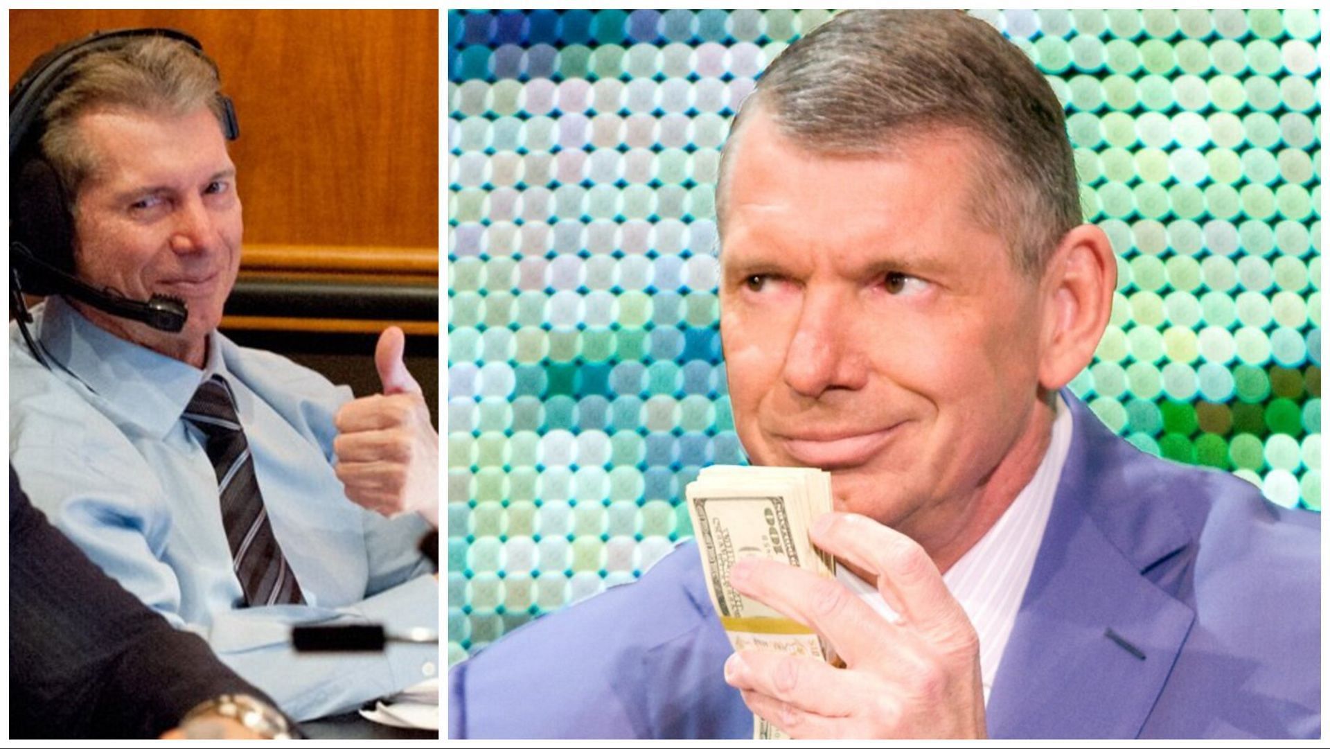Vince McMahon works backstage at a WWE show, Mr. McMahon smells the money on RAW