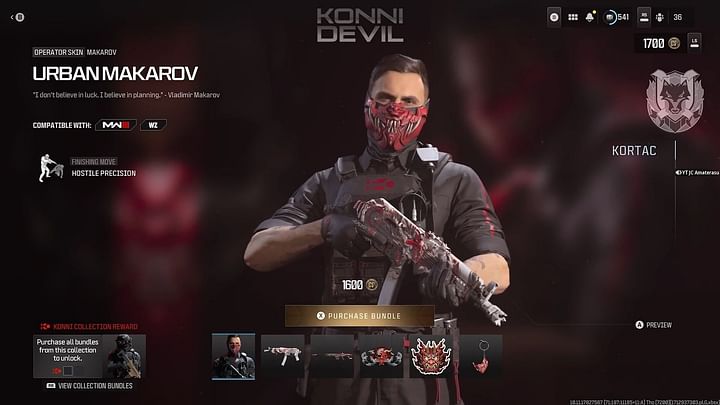 Konni Devil bundle in Warzone and MW3: Price, what's included, and is ...