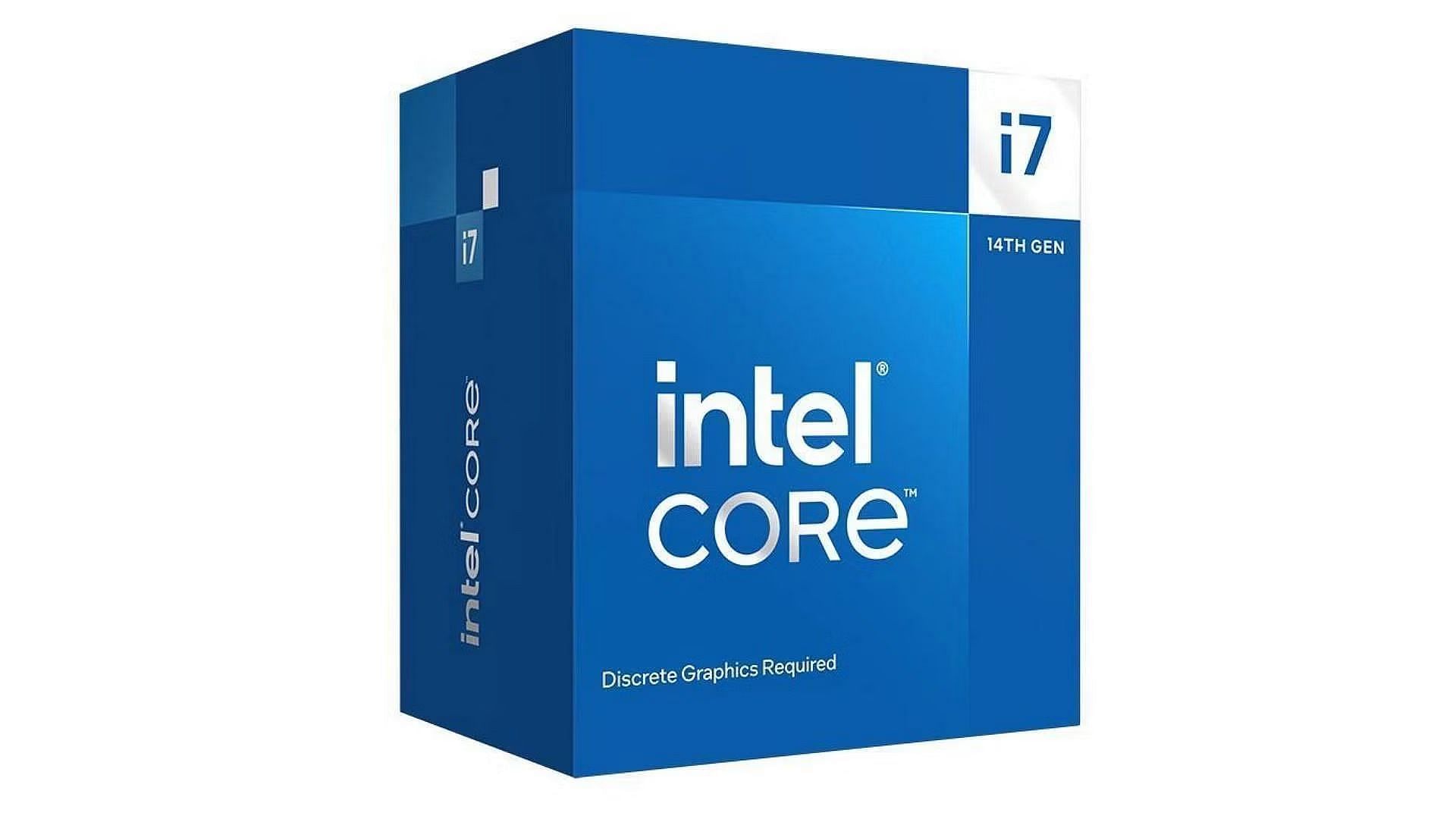 Packaging of the Core i7-14700 chip (Image via Newegg)