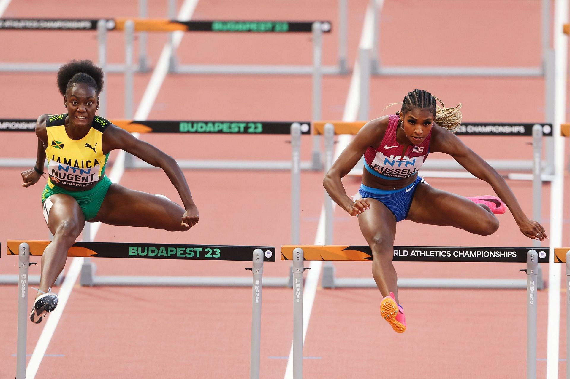 NCAA 100m hurdles record holder Masai Russell signs sponsorship deal