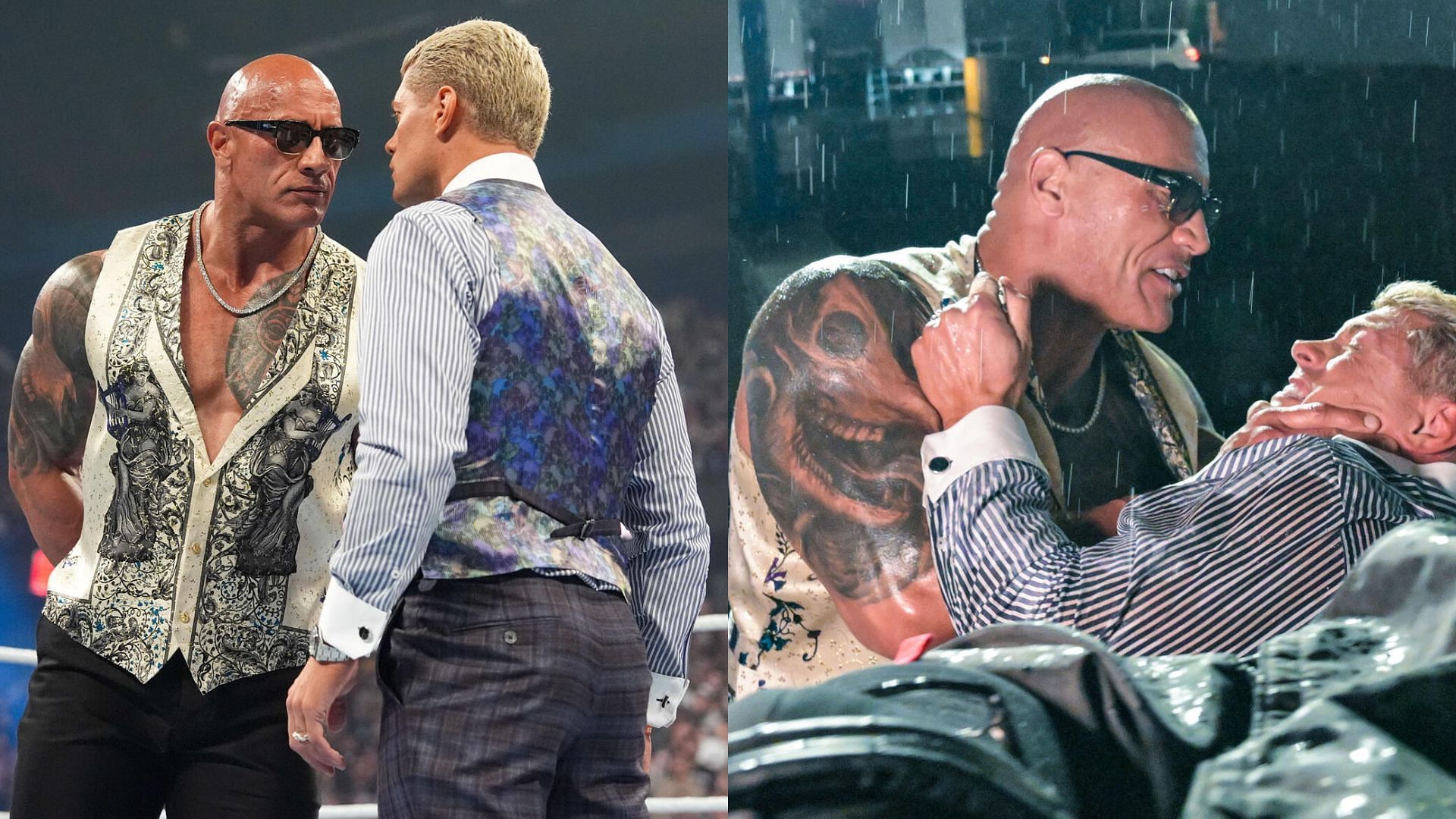 The Rock and Cody Rhodes on Monday Night RAW!