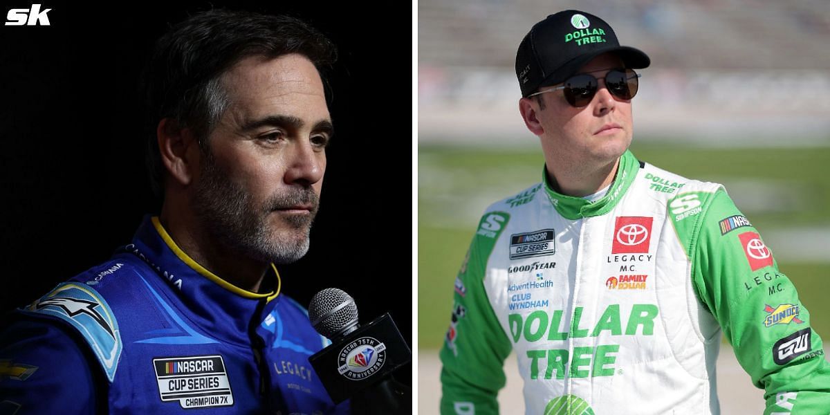 Jimmie Johnson spoke on Erik Jones