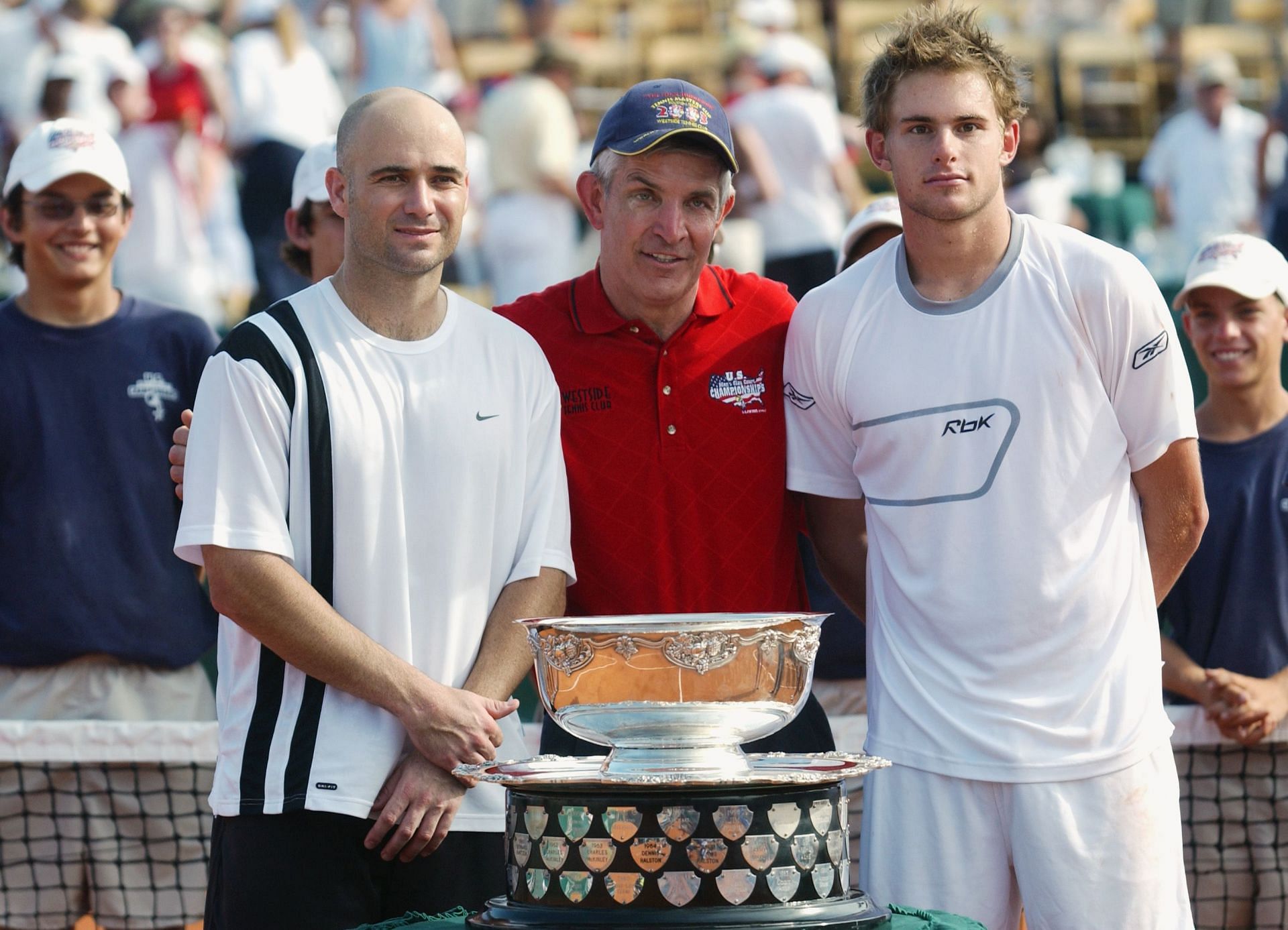 Andre Agassi and Andy Roddick squared off six times on the ATP Tour