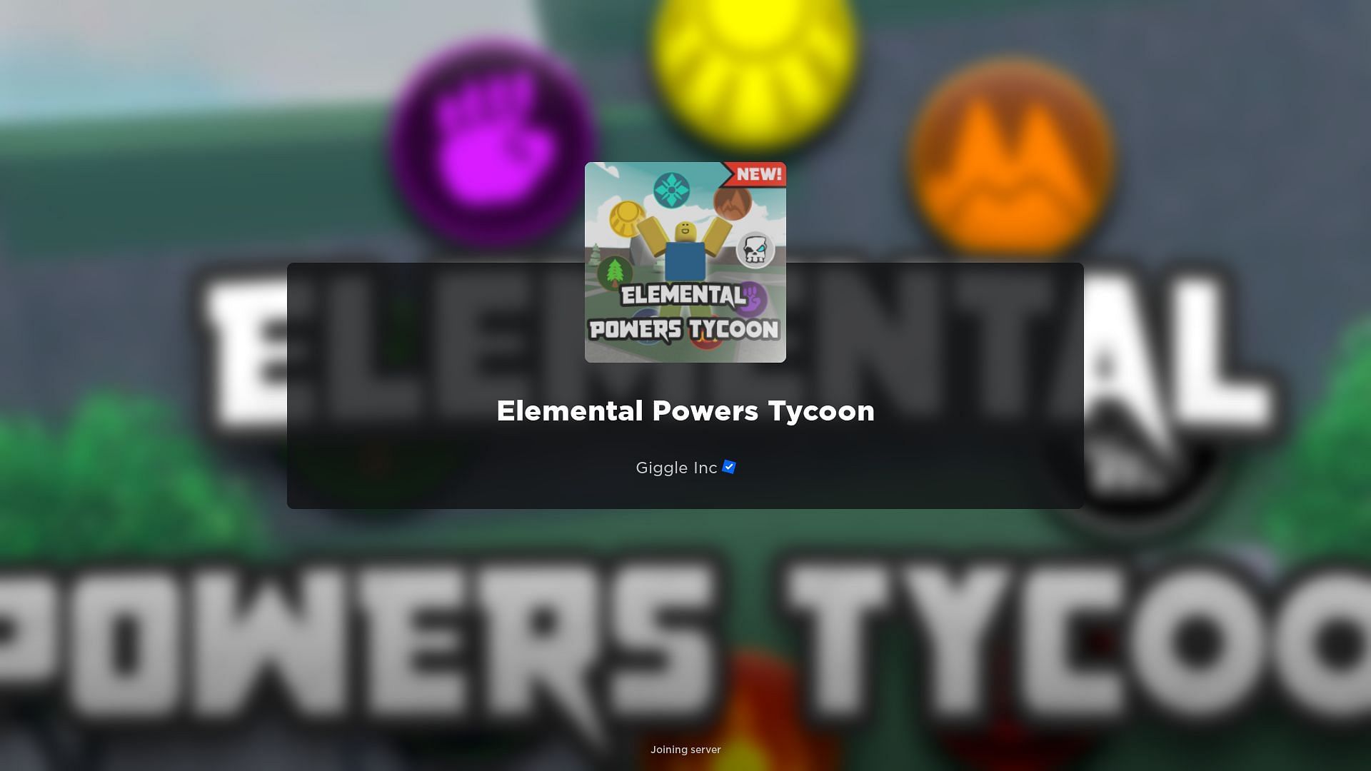 Elemental Powers Tycoon codes