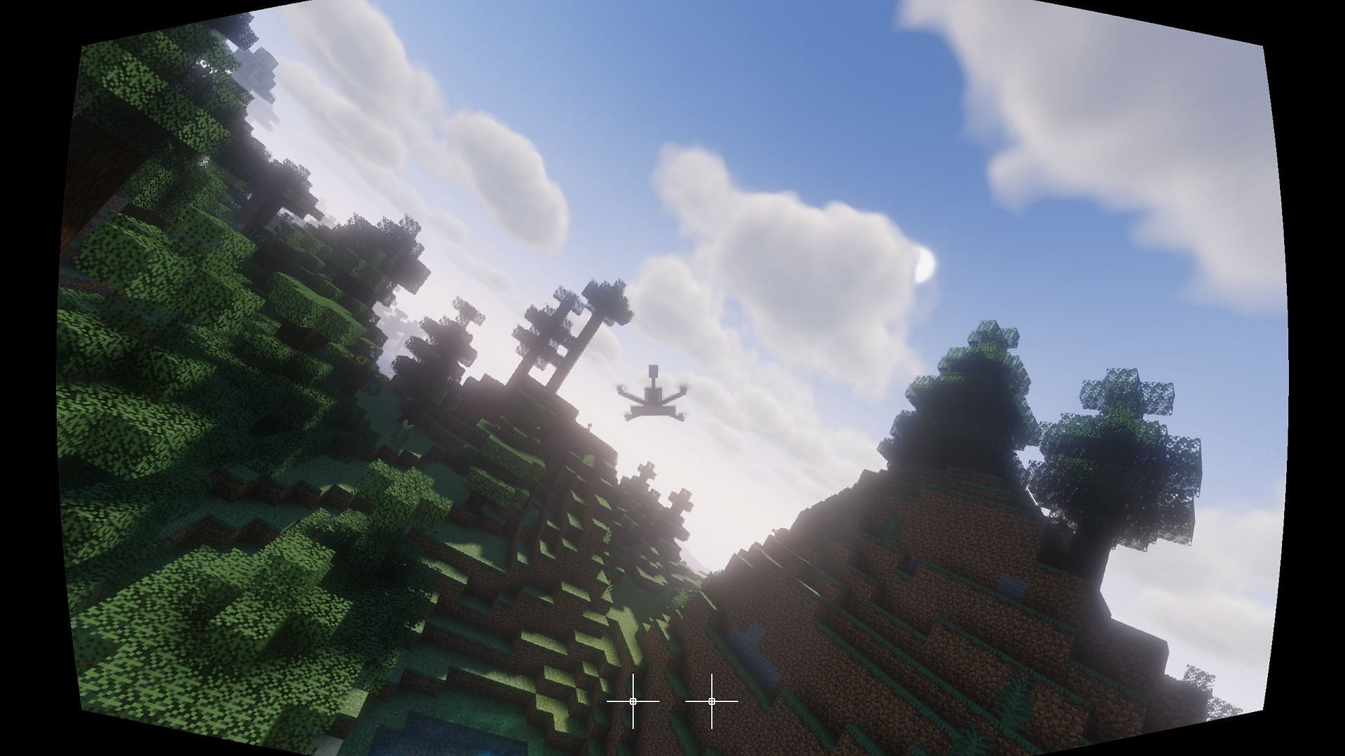 FPV mod is one of the best Minecraft camera mods (Image via Mojang)