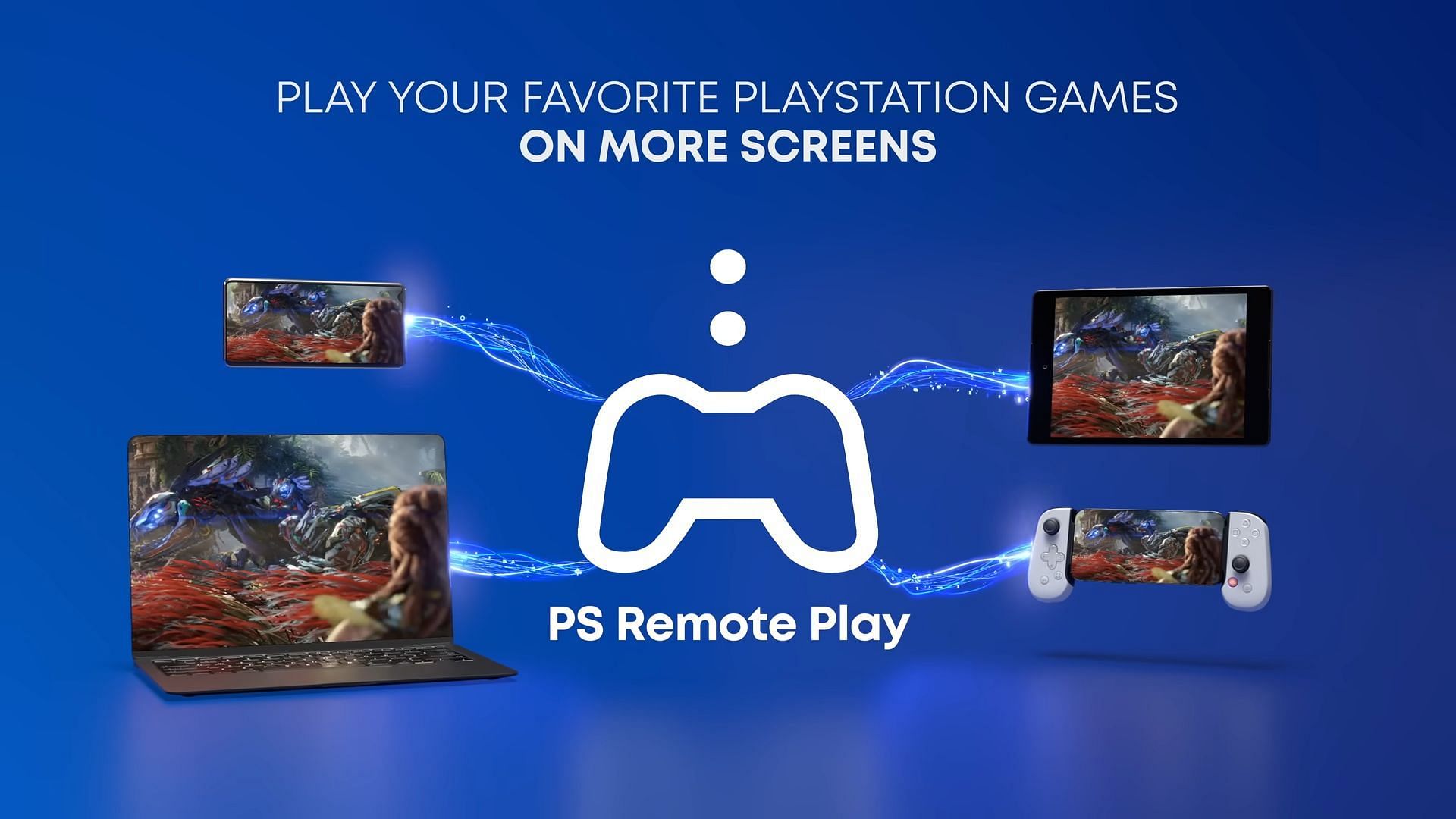 PS Remote Play in action (Image via PlayStation)