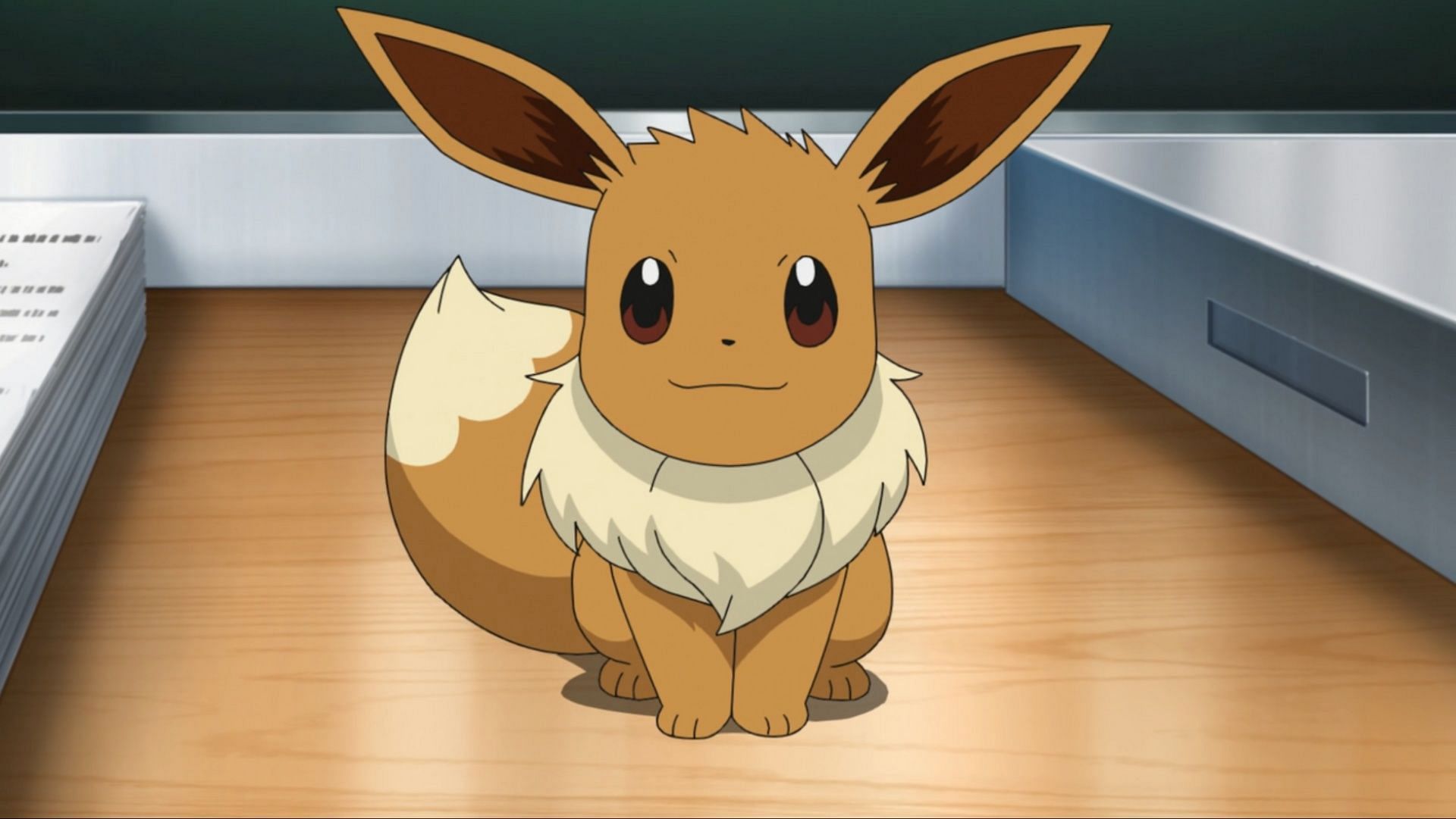 Eevee in anime (Image via The Pokemon Company)