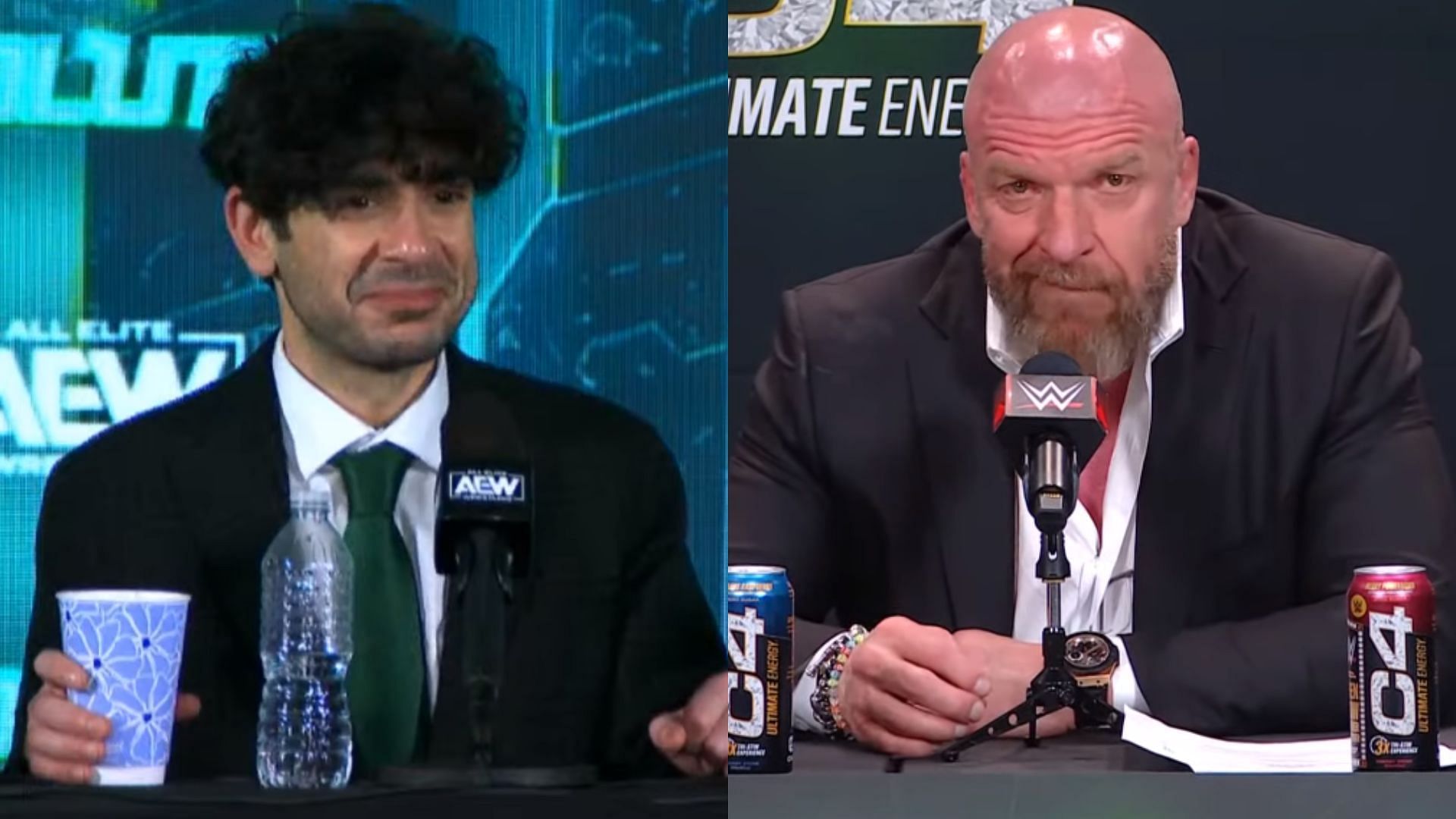 Tony Khan and Triple H spearhead the battle between AEW and WWE.