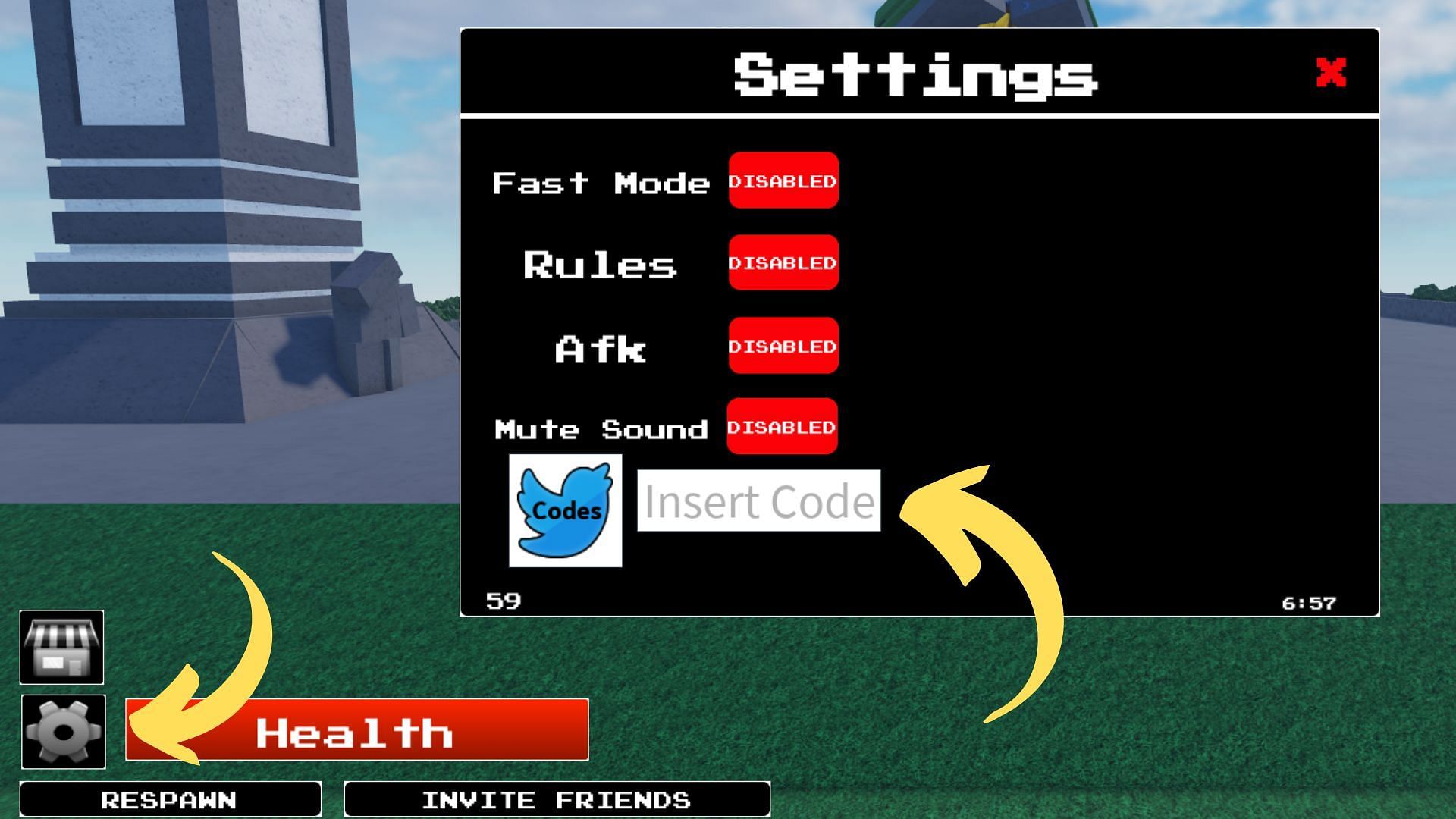 Redeem the latest codes in Script Fighting Ultimate (Image via Roblox || Sportskeeda)